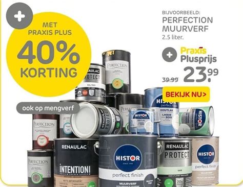 Perfection Muurverf 2 5 Liter Aanbieding Bij Praxis