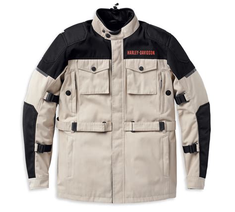 Blouson Quest Triple Vent System Pour Hommes Chinchilla Harley