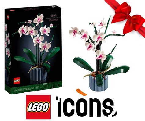 LEGO Icons Orchidea Model do Zbudowania na prezent dla dorosłych