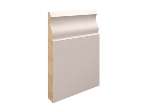 Ogee Primed MDF Skirting Board 18mm X 144mm X 4 4m Turnbull