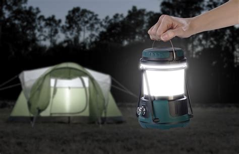 KryoLights 3in1 Akku LED Campinglaterne Bis 800 Lumen Mit Powerbank