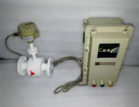 Flowtech Flame Proof Electromagnetic Flow Meter For ETP Water At