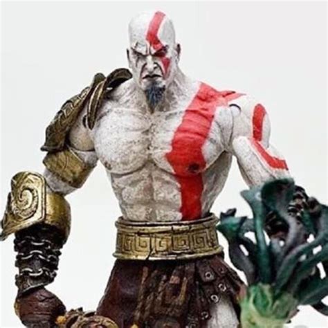 Neca God Of War Kratos Golden Fleece Armor Medusa Head Game Action