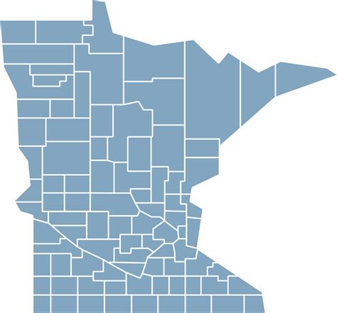 Outline Drawing Of Minnesota State Map 43546658 Png