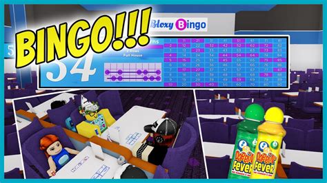 Bloxy BINGO Roblox Roleplay New Game Thursdays YouTube