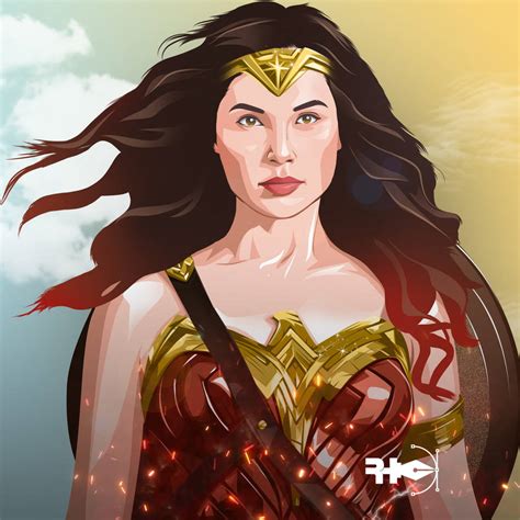 Wonder Woman Vector Art by raymondhchannel on DeviantArt