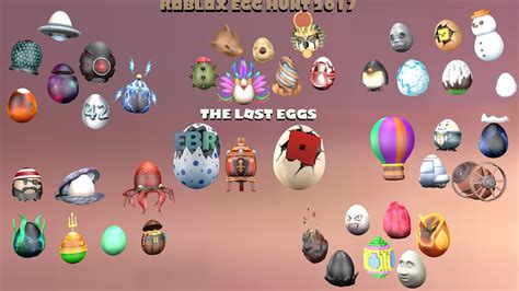 Roblox Egg Hunt 2017 The Lost Eggs All 42 Eggs Guide Youtube