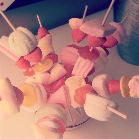 Marshmallow Centrotavola Di Spiedini Di Caramelle Il Trono Di Forchette