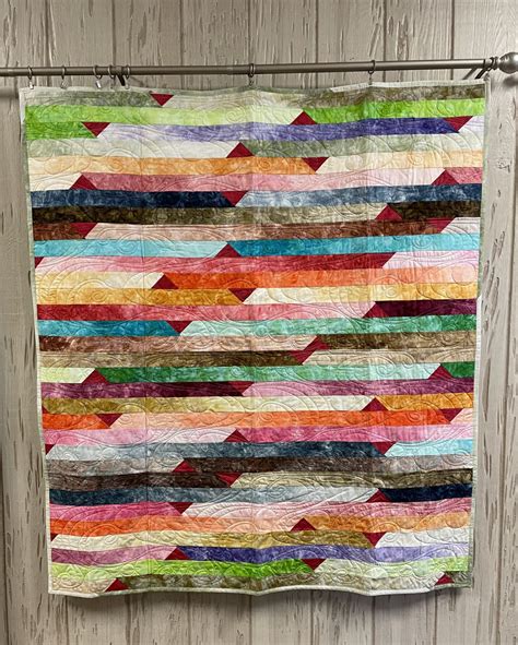 Jelly Roll Race 2w Dragstrip Quilt 340806