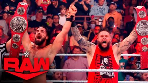 Seth Rollins Y Kevin Owens Nuevos Campeones En Parejas En Raw De