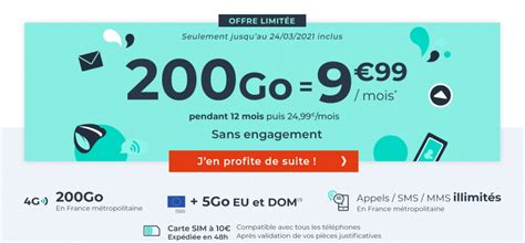 Bon Plan Le Forfait Cdiscount Mobile Série Limitée 200 Go Disponible