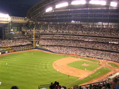 Miller Park At Night A Shot Of Miller Park At Night From T Flickr