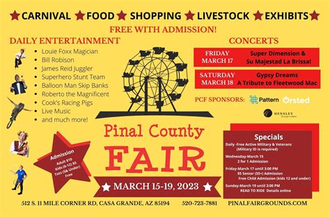 Pinal County Fair 2024 Schedule - emilia kalila