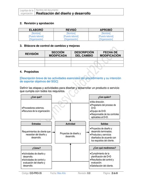 gancho Gestionar Malabares plantillas iso 9001 Acorazado Investigación Él