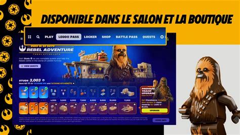 FORTNITE x STAR WARS MINI PASSE LEGO RÉBELLION EN CONSTRUCTION