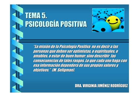 Presentación Psicología Positiva Ppt