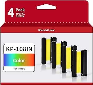 Amazon CP1300 Ink Cassette Compatible With Canon KP 108IN Color