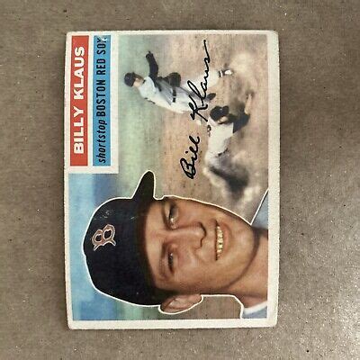 Topps Baseball Billy Klaus Boston Red Sox Card Ebay