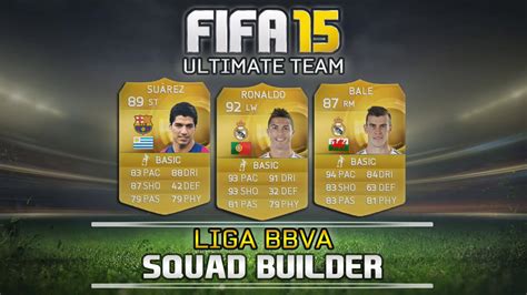 Fifa Ultimate Team Bbva Squad Builder Feat Ronaldo Suarez