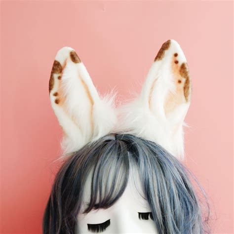 Realistic Bunny Ears Fluffy Rabbit Ears Faux Fur Ears Bunny - Etsy