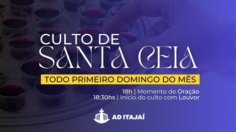 Santa Ceia Ao Vivo Youtube