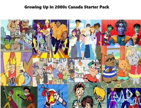 TV characters Canadians vaguely remember starter pack : r/starterpacks