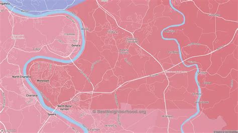 Belle Vernon, PA Political Map – Democrat & Republican Areas in Belle Vernon | BestNeighborhood.org