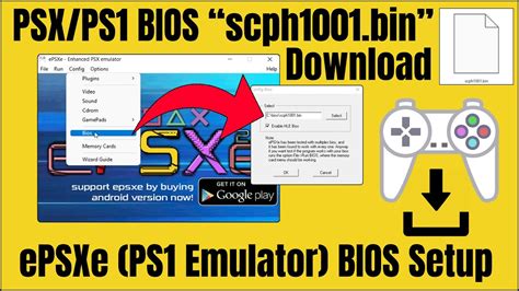 PS1 BIOS PSX BIOS EPSXe BIOS Setup Latest Version YouTube