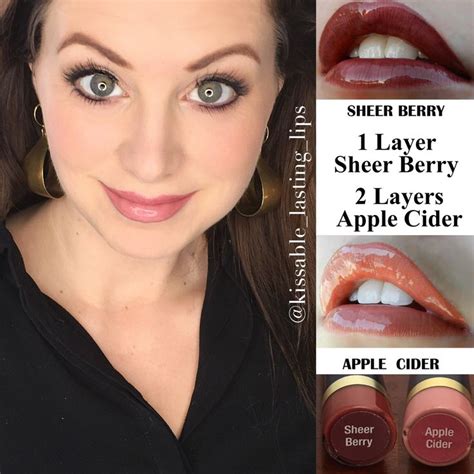 Sheer Berry And Apple Cider Lipsense Colors Lipsense Selfies Pink Lip