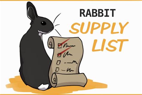 Rabbit Supply List