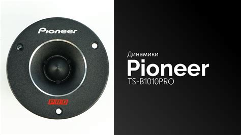 Распаковка твитеров Pioneer TS B1010PRO YouTube