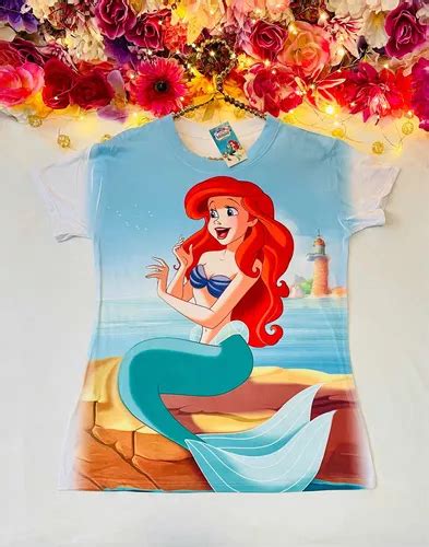 Blusa La Sirenita Mujer Talla Extra Grande Curvi Ariel