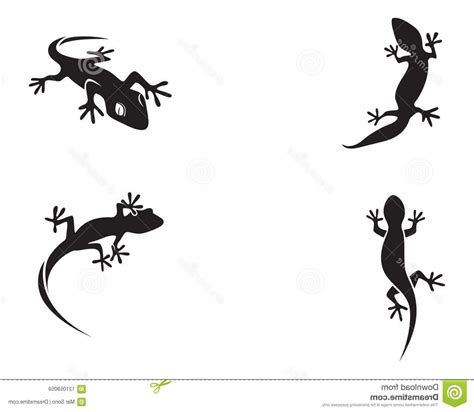 Gecko Silhouette Vector at Vectorified.com | Collection of Gecko ...