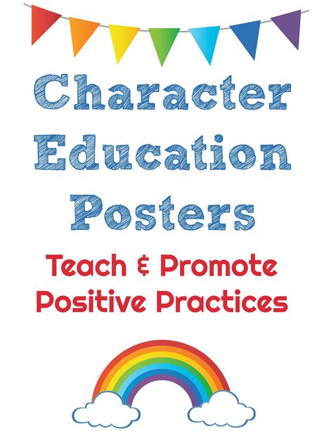 Character Education Posters - Rock Your Homeschool