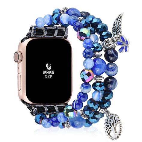 Beaded Band For Apple Watch 38mm 40mm And 42mm 44mm Series Etsy