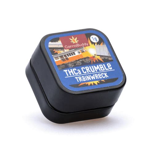 Shop CannaBuddy THCa Crumble Trainwreck 1 Gram Online CannaBuddy