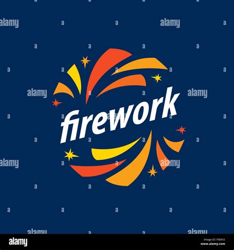 Vector Logo For Fireworks Stock Vector Image And Art Alamy