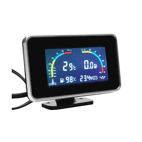 LCD Car Digital Oil Pressure Gauge Digital Display Sensor Instrument