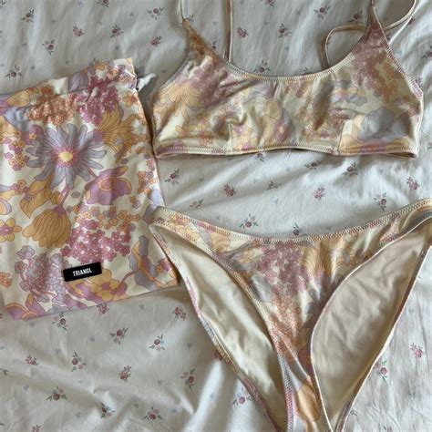 Triangl Bikini Set Top Is An XL And Bottoms Are A Depop