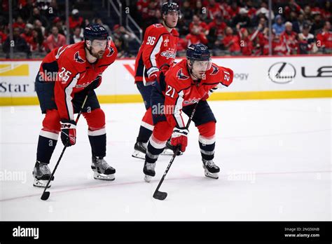 Washington Capitals Defenseman Dylan McIlrath 25 Right Wing Garnet