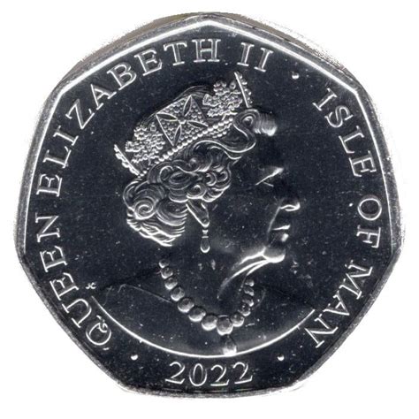 50 Pence Elizabeth II Platinum Jubilee Long Live Our Noble Queen