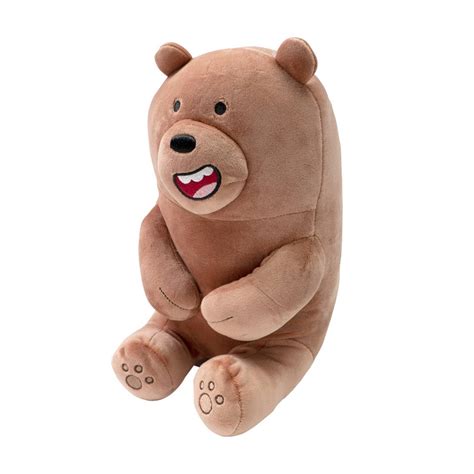 Peluche De Grizzly Multicolor Mediano We Bare Bears