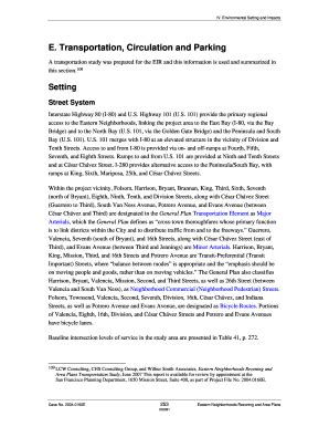 Fillable Online Iv Environmental Impact Analysis M Transportation And