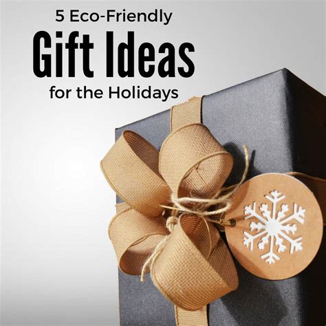 5 Eco-Friendly Gift Ideas for the Holidays – Sustainability at Tufts