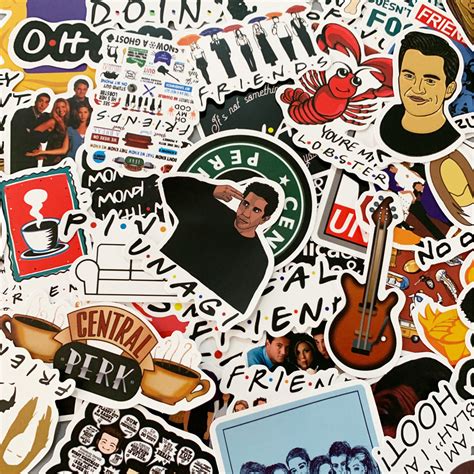 Friends Stickers ,Luggage laptop bottle Sticker wholesale stickers