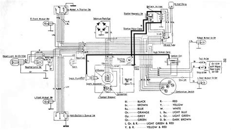 1965 Honda C100 Wiring Diagram