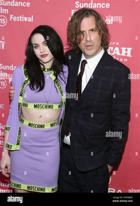 Frances Bean Cobain And Brett Morgen Attending The 2015 Sundance Film Festival Premiere Of Kurt