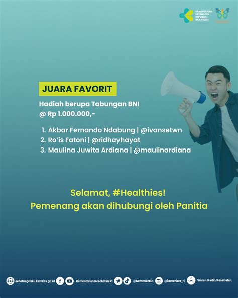 Kementerian Kesehatan RI On Twitter Selamat Pagi Healthies Selamat