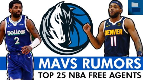 Mavericks Free Agency Rumors Top 25 Free Agents AFTER 2023 NBA Draft