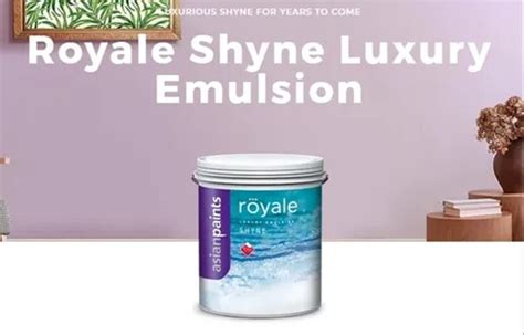 Asian Paints Royale Shyne Luxury Emulsion Paint Ltr At Rs